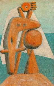 Pablo Picasso - Seated bather