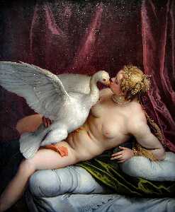 Leda and the Swan in the Palace of Fesch Ajaccio