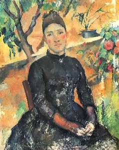 Madame Cezanne in the Greenhouse
