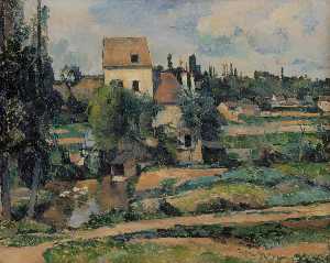 Paul Cezanne - Moulin de la Couleuvre at Pontoise