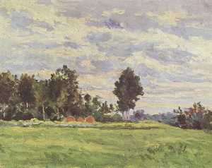 Paul Cezanne - Landscape in the Ile de France