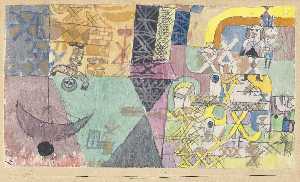 Paul Klee - Asian entertainers
