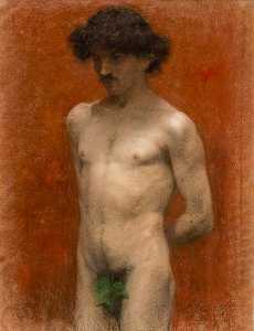 男性裸体 Paul Mathiopoulos Wikioo Org 美術百科全書