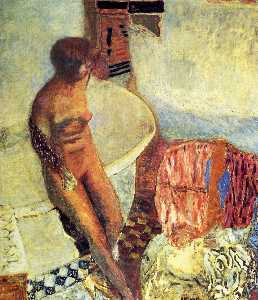 Pierre Bonnard - Nude by the Bath Tub