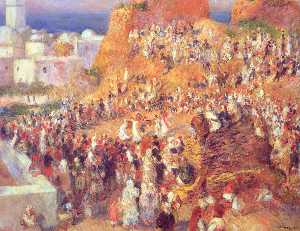 Pierre-Auguste Renoir - The Mosque Arab Holiday (The Casbah)