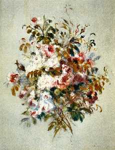 Pierre-Auguste Renoir - A Bouquet of Roses