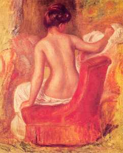 Pierre-Auguste Renoir - Nude in a Chair