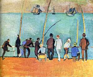 Raoul Dufy - Anglers