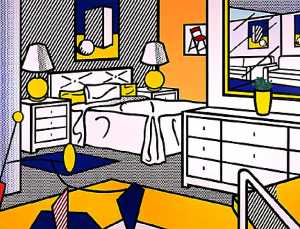 Roy Lichtenstein - Interior with mobile