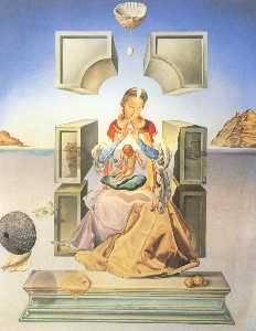Salvador Dali - The First Study for the Madonna of Port Lligat