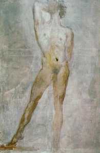 Salvador Dali - Study of a Male Nude - Saint Sebastian