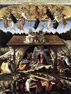 Sandro Botticelli - The Mystical Nativity - (buy oil painting reproductions)