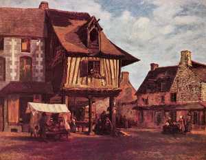 Market in the Normandy