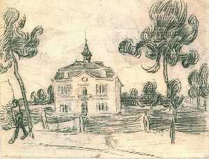 Vincent Van Gogh - The Town Hall at Auvers