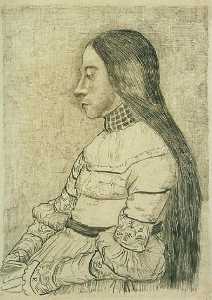 Vincent Van Gogh - Daughter of Jacob Meyer