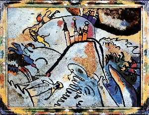 Wassily Kandinsky - Glass Painting with the Sun (Small Pleasures)