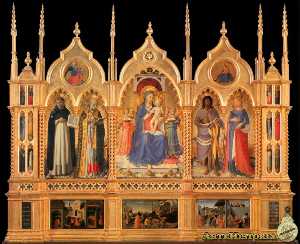 Fra Angelico - Perugia Altarpiece (in modern frame)