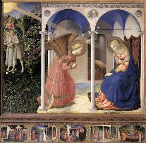 Fra Angelico - The Annunciation - (buy oil painting reproductions)
