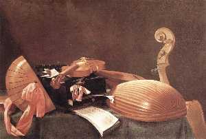 Still-life with Musical Instruments