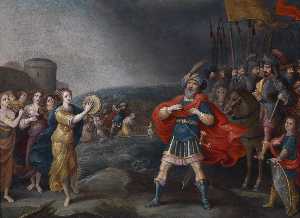 The Victorious General Jephta Meeting His Daughter