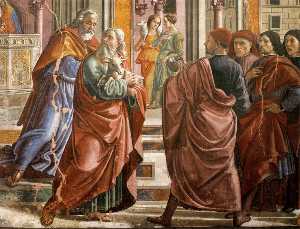 Expulsion of Joachim from the Temple (detail)