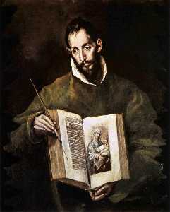 El Greco (Doménikos Theotokopoulos) - St Luke