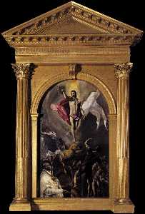 El Greco (Doménikos Theotokopoulos) - The Resurrection