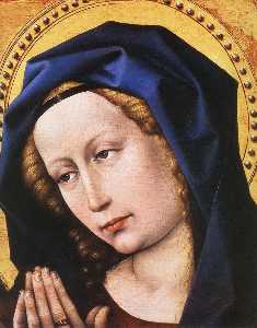 Blessing Christ and Praying Virgin (detail)