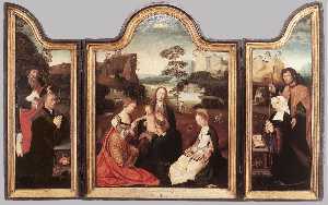 Virgin and Child with St Catherine and St Barbara