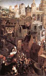 Scenes from the Passion of Christ (left side)