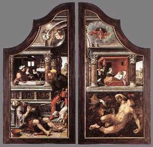 Triptych of Virtue of Patience (closed)