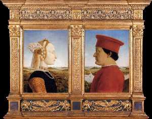 Portraits of Federico da Montefeltro and His Wife Battista Sforza