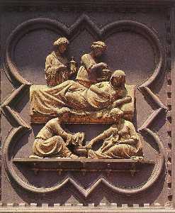 Birth of the Baptist (panel of the south doors)