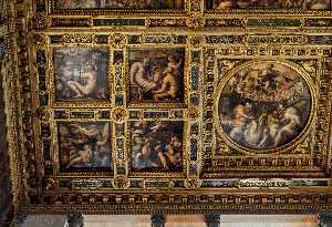 Ceiling of the Sala del Cinquecento (detail)