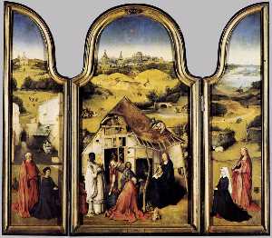 Hieronymus Bosch - Triptych of the Adoration of the Magi - (buy paintings reproductions)