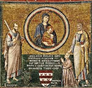 Apse: St Peter Recommending Bertoldo Stefanschi to the Virgin