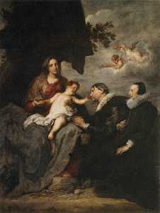 Virgin with Donors