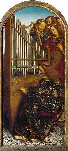 ゲントの祭壇画 : 音楽を奏でる天使たち