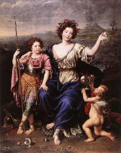 The Marquise de Seignelay and Two of her Children