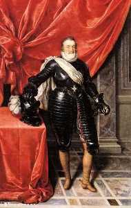 Frans The Younger Pourbus - Henry IV, King of France in Armour