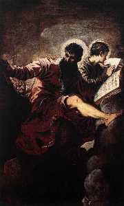 Tintoretto (Jacopo Comin) - The Evangelists Mark and John