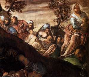 The Miracle of the Loaves and Fishes (detail)