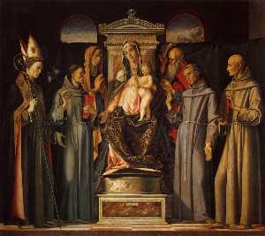 Virgin and Child Enthroned with Saints (Sacra Conversazione)