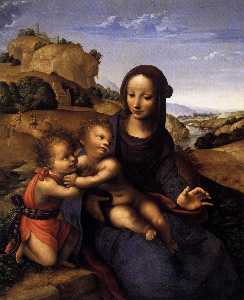 Madonna and Child with Infant St John
