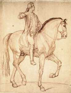 Study for the Equestrian Statue of Louis XV