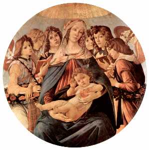 Sandro Botticelli - Madonna of the Pomegranate
