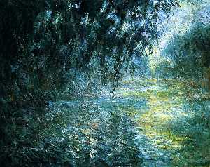 Claude Monet - Morning on the Seine in the Rain