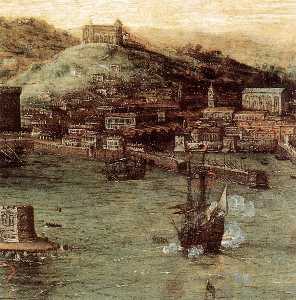 Naval Battle in the Gulf of Naples (detail)