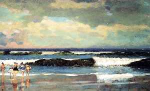 Winslow Homer - On the Beach (also known as On the Beach, Long Branch, New Jersey)