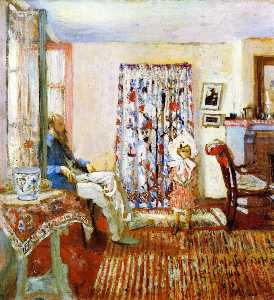 The Painter K.-X. Roussel and His Daughter Annette
